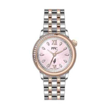 Paris Polo Club PPC-FC12-RG-PK Solid Stainless Steel Women Watch